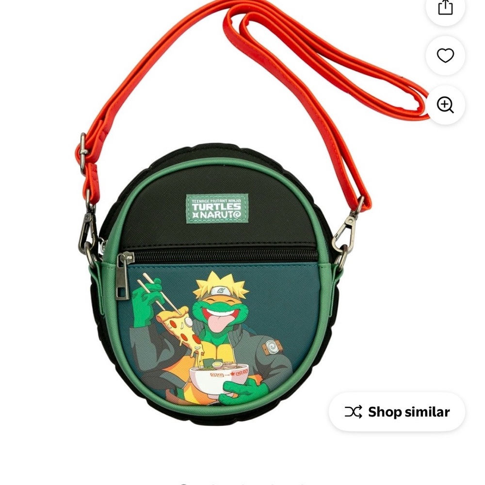 Teenage Mutant Ninja Turtles x Naruto Crossbody Bag